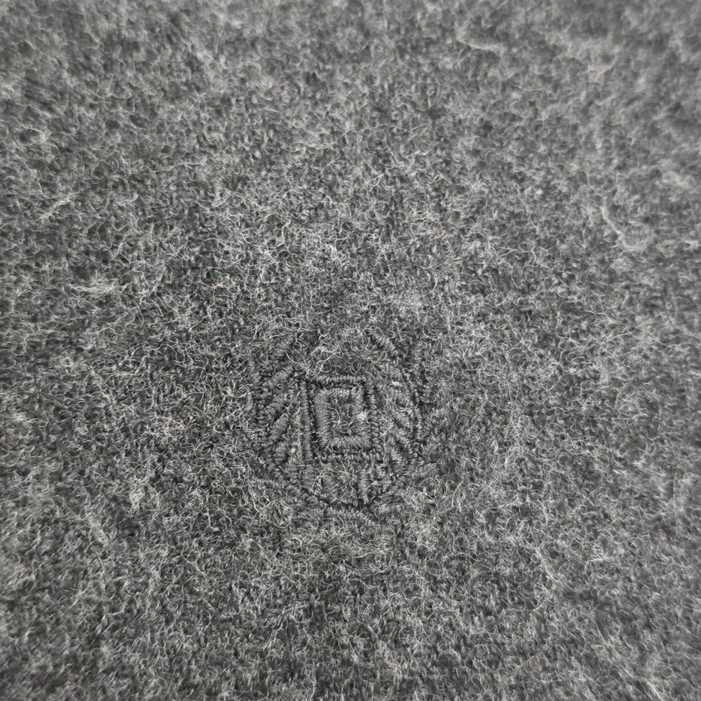 Chaps Est. 1978 Men's Gray Scarf 100% Acrylic Soft Knit‎ Fringed Winter Long 64